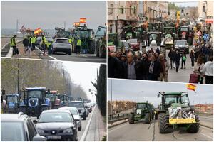 BLOKIRANI GLAVNI PUTEVI Poljoprivrednici u Španiji se pridružili protestima ŠIROM EVROPE (FOTO, VIDEO)