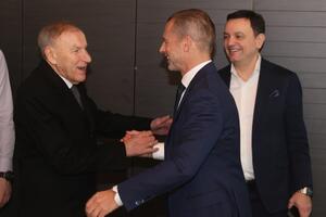 PREDSEDNIK UEFA ALEKSANDER ČEFERIN U POSETI FSS: "Gostoprimstvo srpskog Saveza i naroda uvek je na najvišem nivou"