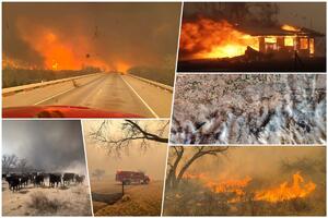 EVAKUISANA FABRIKA NUKLEARNOG ORUŽJA Pakao u Teksasu, najveći požar u istoriji, u 4 dana izgorelo POLA MILIONA HEKTARA, ima mrtvih