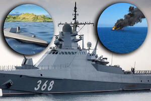 TEŽAK UDARAC RUSKOJ CRNOMORSKOJ FLOTI: Napad ukrajinskih pomorskih dronova na Krim, uništen brod od 65 miliona $! ZATVOREN MOST