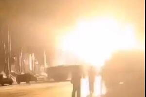 UKRAJINA DIGLA U VAZDUH RUSKU RAFINERIJU: Velika eksplozija usred noći zatresla Kalušku oblast! ŠOK NA POČETKU IZBORA (VIDEO)