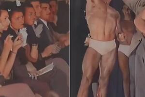 SNIMAK IZ 1941. GODINE OTKRIVA KAKO SU IZGLEDALI NABILDOVANI MUŠKARCI: Kada vidite njihove mišiće PAŠĆE VAM VILICA na pod! (VIDEO)