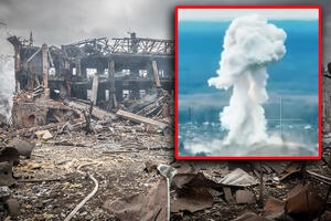 RUSI PRVI PUT UPOTREBILI MONSTRUOZNU BOMBU! Velika Pisarovka nakon napada u ruševinama: Nastao STUB DIMA visok 1 kilometar (VIDEO)