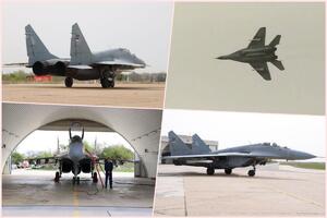 "VREME REAKCIJE JE 10 MINUTA OD DATOG SIGNALA" Ovo su lovački avioni MiG-29 koji su juče JURIŠALI KA NEPOZNATOJ LETELICI (VIDEO)