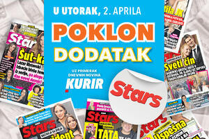 NE PROPUSTITE NOVI STARS! Utorak, 2.april, uz dnevno izdanje novina Kurir