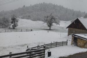 ZABELELA SE SRBIJA! Sneg neprekidno pada na Zlatiboru, Tari i u Užicu, temperatura pala na nulu (FOTO)