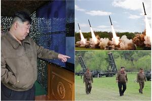 KIM VEŽBAO NUKLEARNI KONTRANAPAD! Severnokorejski vođa kaže da "superveliki" višecevni lanseri raketa POGAĐAJU KAO SNAJPER