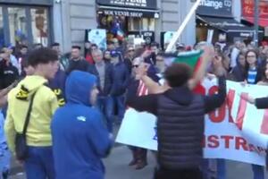 HAOS NA ULICAMA MILANA: Žestok sukob policije i propalestinskih demonstranata (VIDEO)