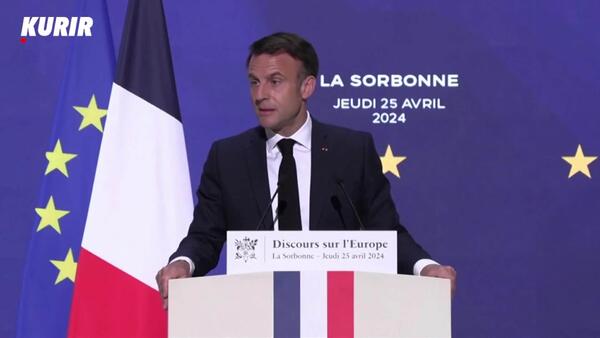 EVROPA BI MOGLA DA UMRE! Šokantan govor francuskog predsednika Emanuela Makrona