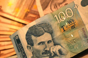 Dinar od nove godine oslabio 6,5 odsto prema evru