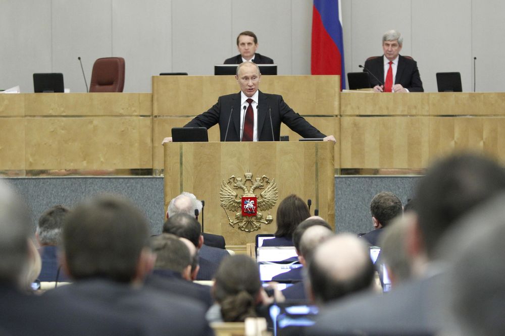 Putin u Dumi: Rusija je jedna, ujedinimo se!