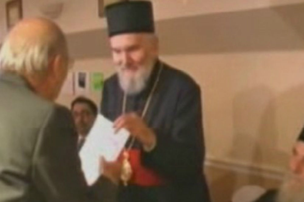 Priznanje patrijarha Irineja dobrotvoru iz Kanade