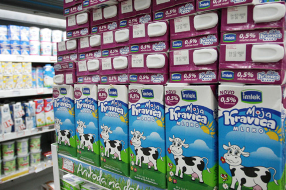 Litar mleka u Boru košta 24 dinara više nego u Beogradu