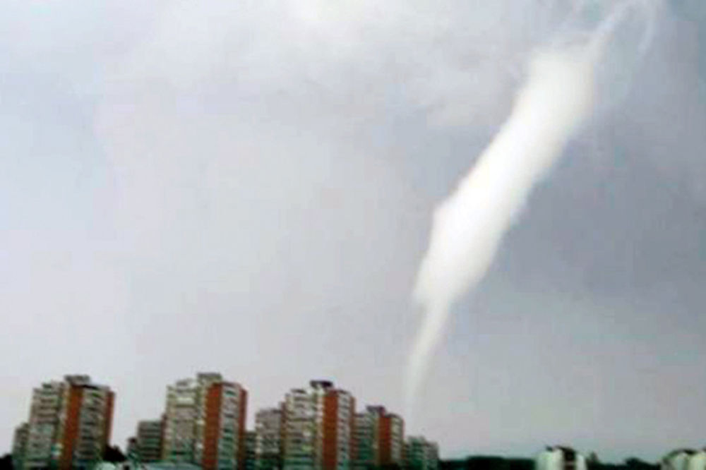 Tornado nad Beogradom
