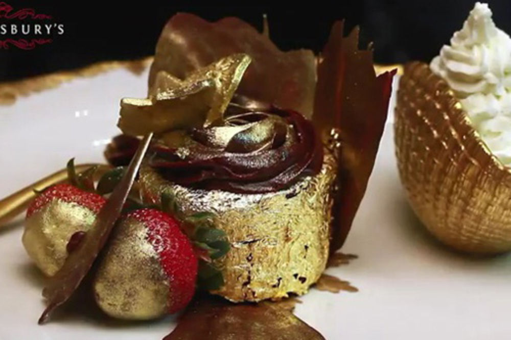 Najskuplji kolač napravljen od jestivog zlata