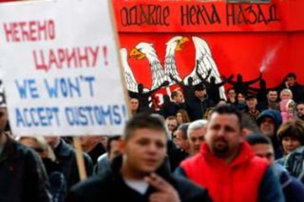 Sutra protest Srba u Kosovskoj Mitrovici