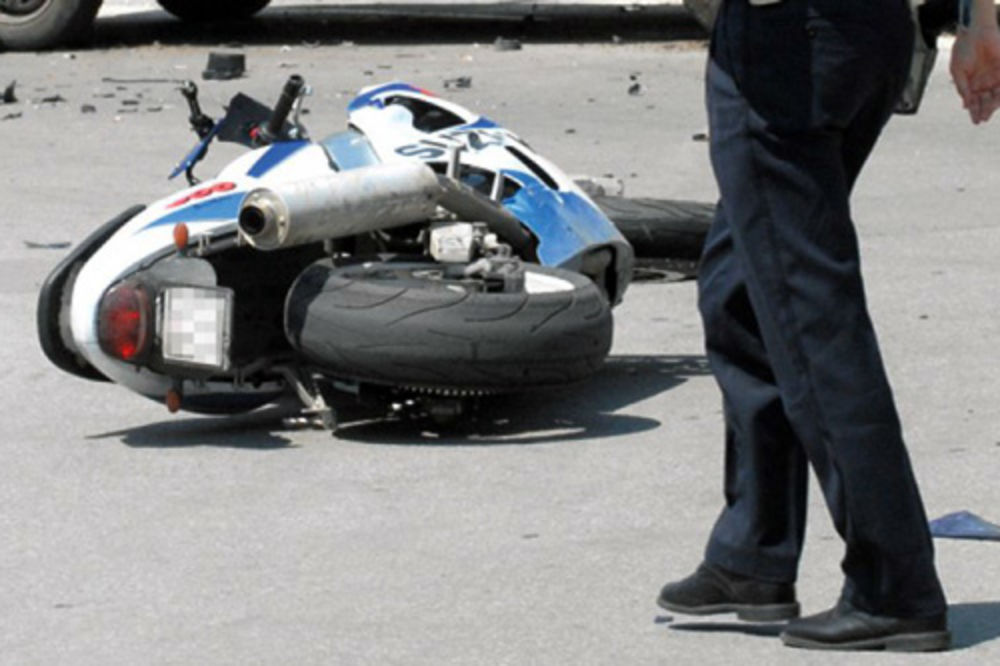 Povređen motociklista u centru Beograda