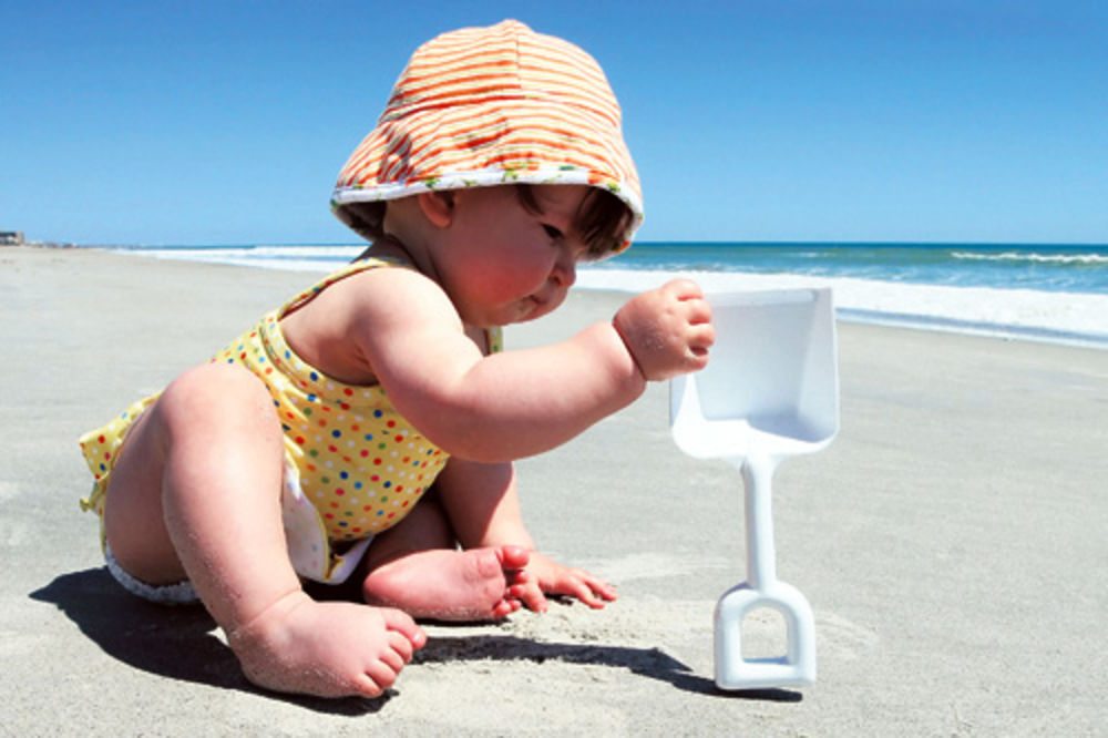 Zaštitite bebu na plaži