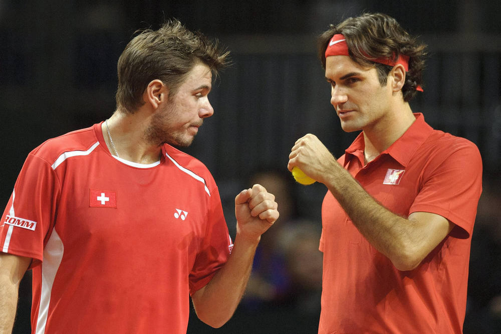 Federer prepustio Vavrinki zastavu Švajcarske