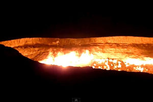 PREDSEDNIK TURKMENISTANA UDARIO NA VRATA PAKLA: Plamena jama koja gori od 1970. godine mora biti ugašena! VIDEO