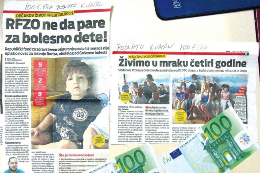 Čika Vlada poslao 200 evra za bolesnu decu