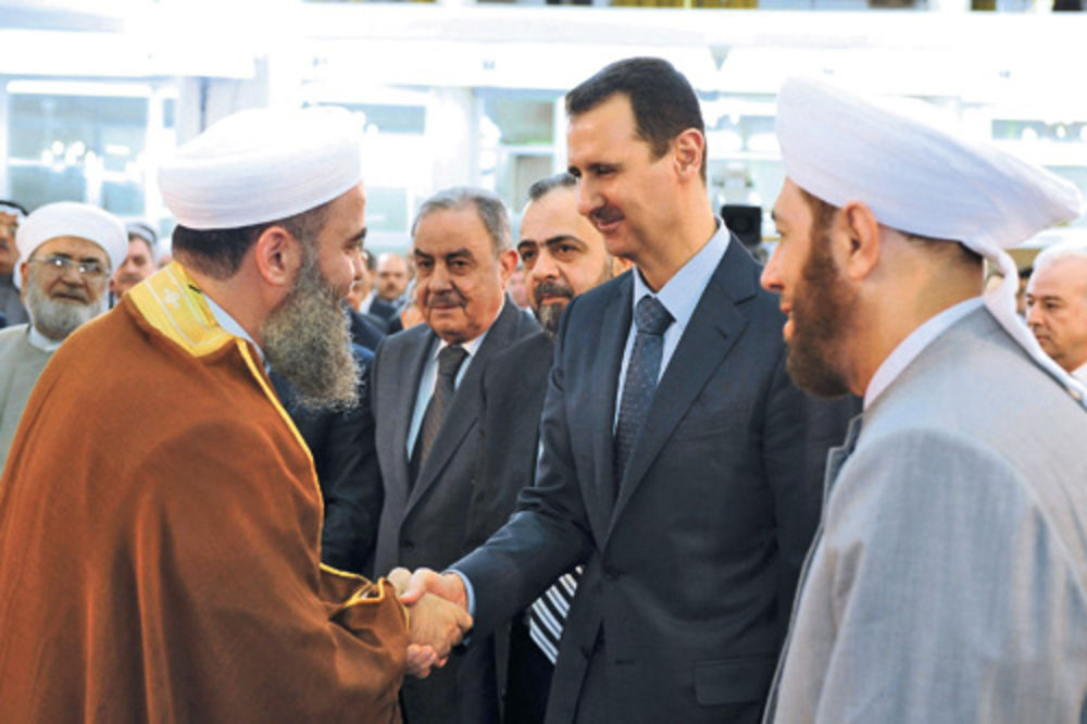 Asad se pojavio u džamiji