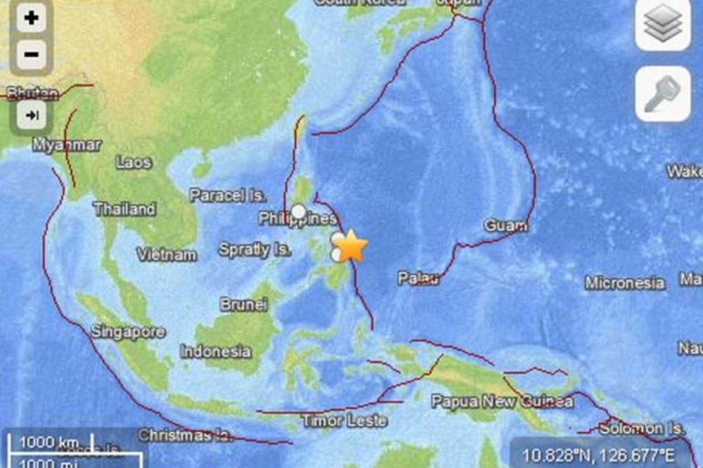 Snažan zemljotres na Filipinima!