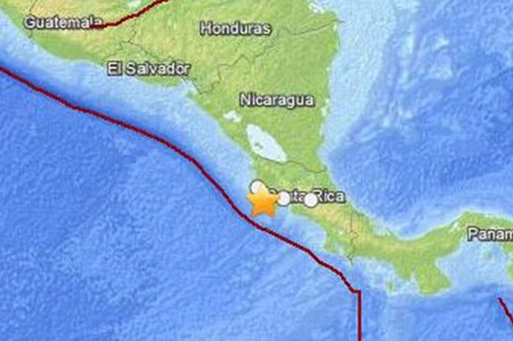 Snažan potres kod Kostarike, upozorenje na cunami