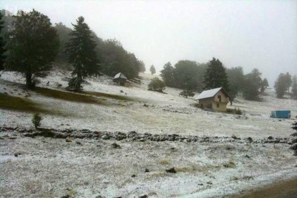 Pao sneg na Vlašiću