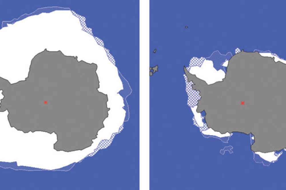 Na Antarktiku čas ima, čas nema leda