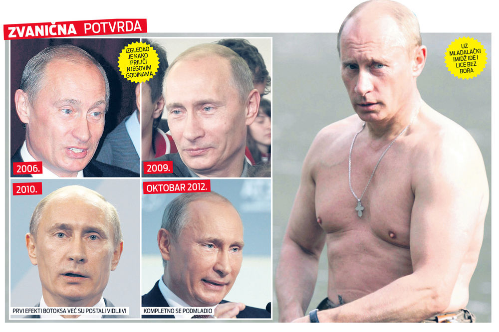 Vladimir Putin koristi botoks!