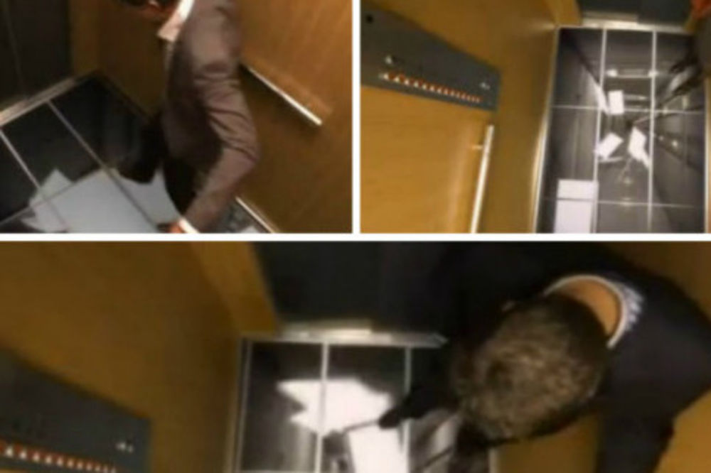 Horor u liftu, propao pod!