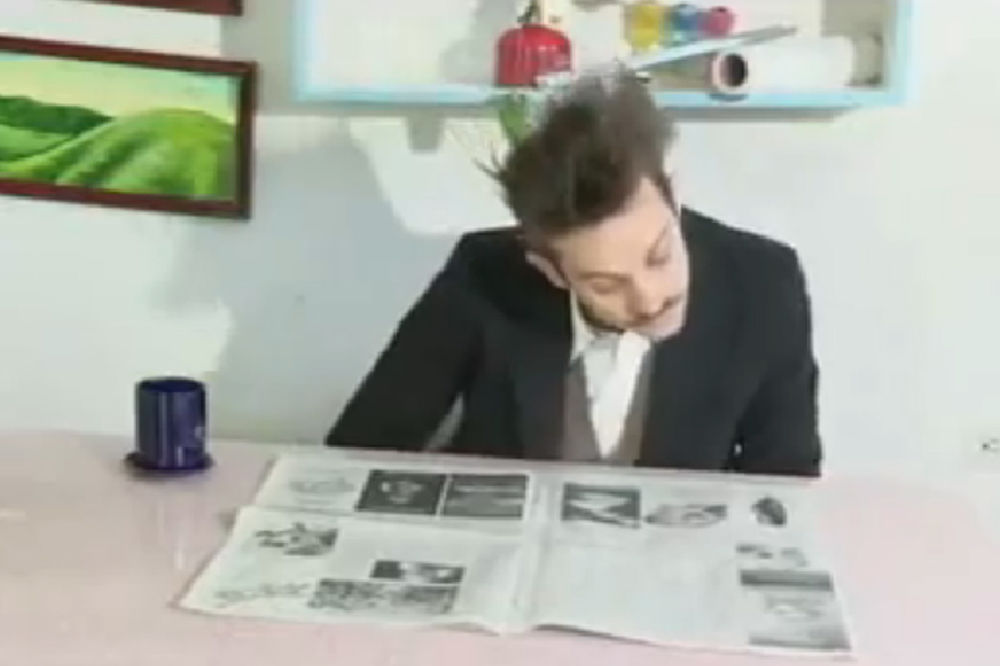 LUDO: Ovako Crnogorac čita novine