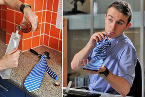 HIT: Pljoska u kravati