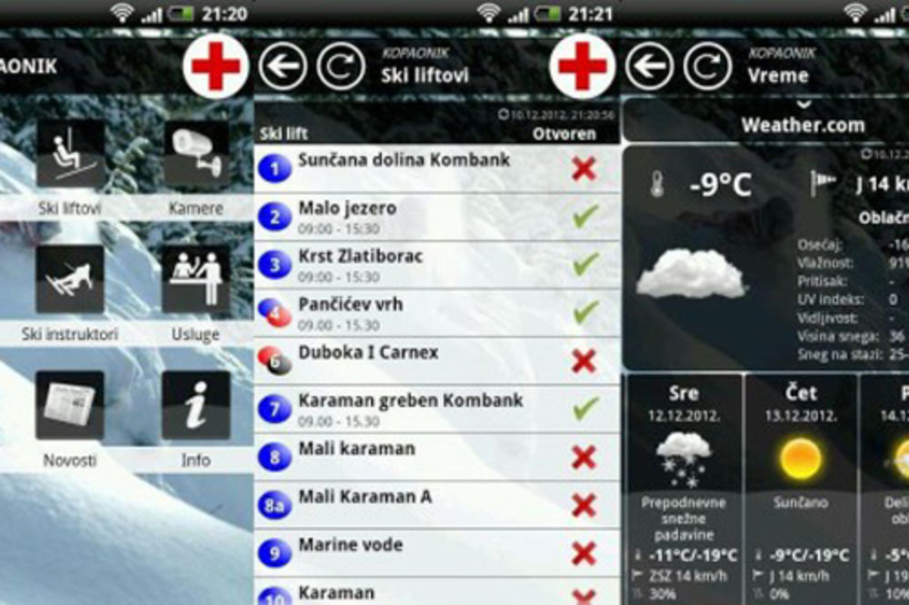Srpska skijališta dobila svoju android aplikaciju