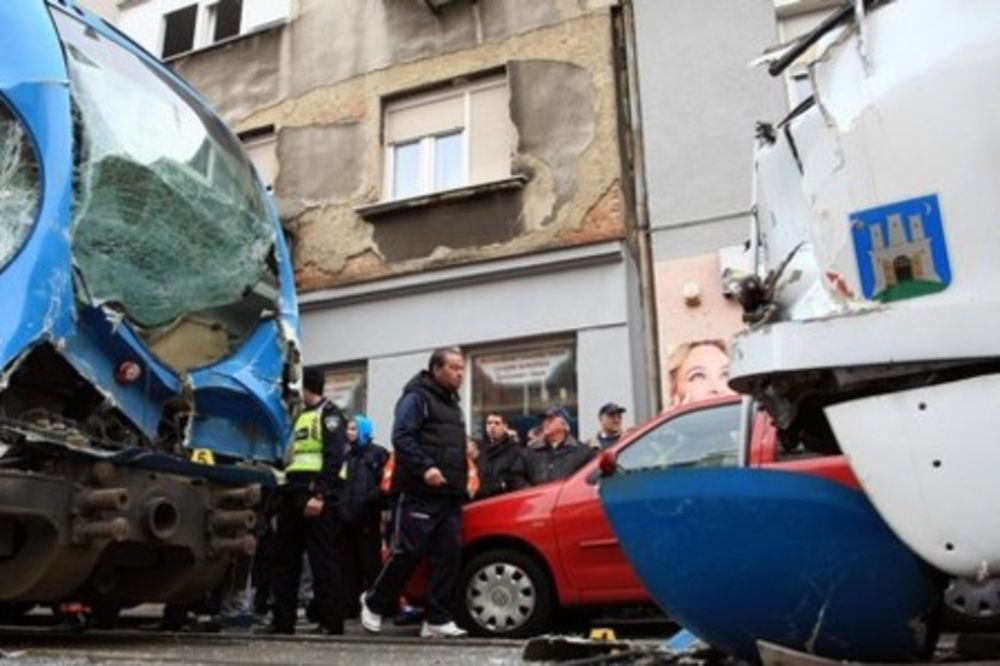 Sudar tramvaja u centru Zagreba, ima povređenih