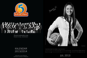 LEPOTA SPORTA: Košarkašice Radivoja Koraća na kalendaru za 2013.