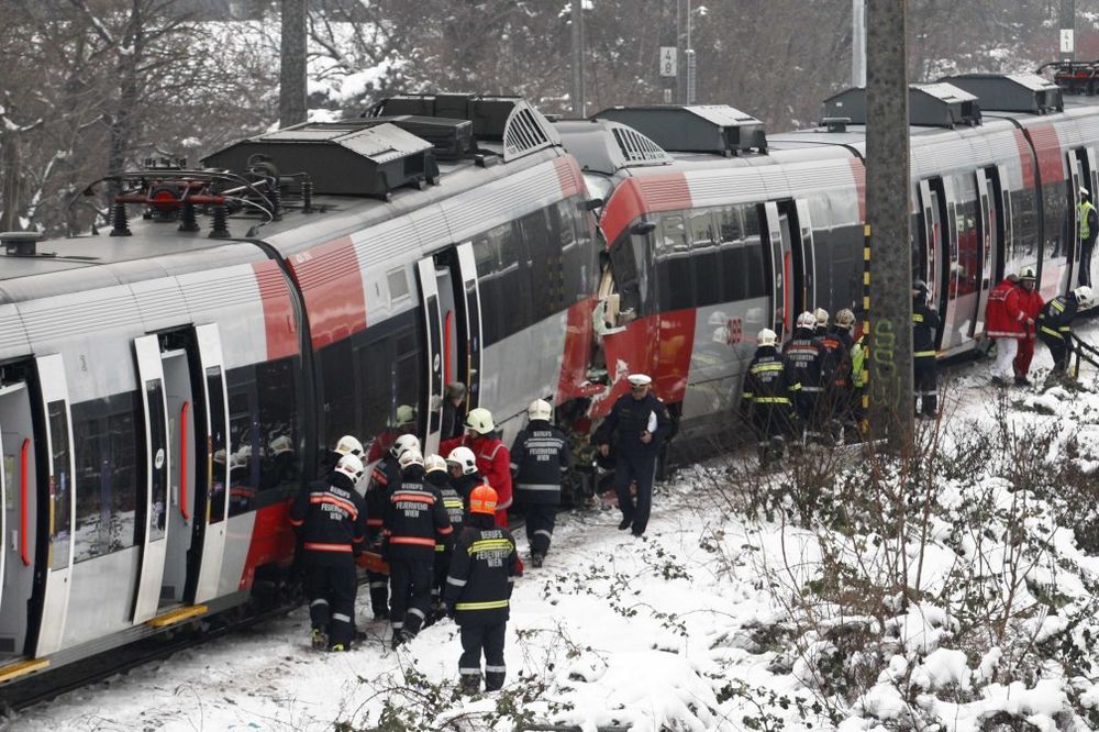 Sudarila se dva putnička voza u Beču