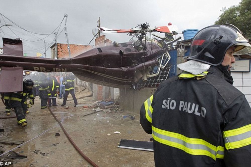 Helikopter pao na udžericu u Sao Paolu