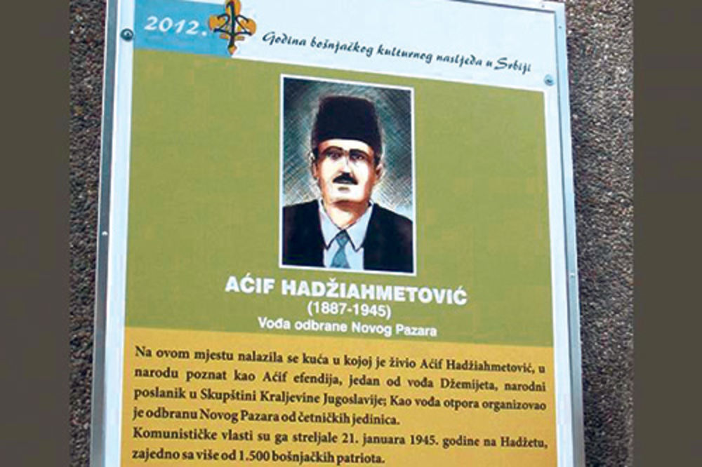 Spomen-ploča Aćif Afendije čeka sudsku odluku