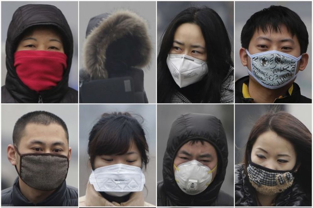 GUŠE SE: Smog zarobio Kineze u kućama