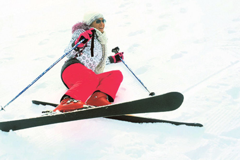 Jadranka Barjaktarović prvi put stala na skije