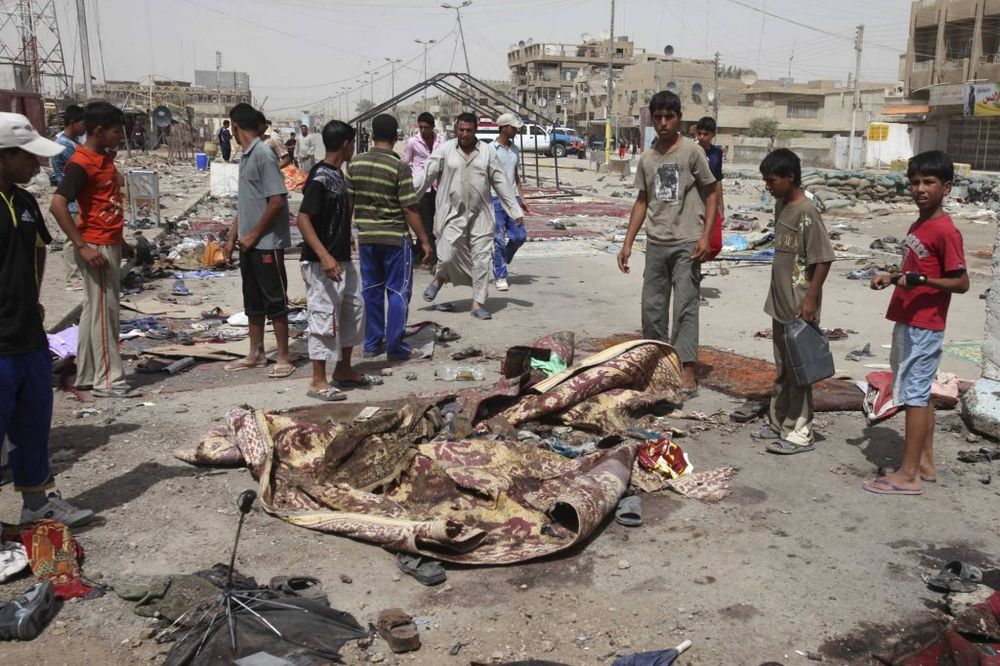 CRNI PETAK: Na desetine mrtvih u bombaškim napadima u Iraku