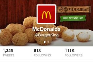 Hakovali Tviter Burger Kinga, stavili logo Mek Donaldsa