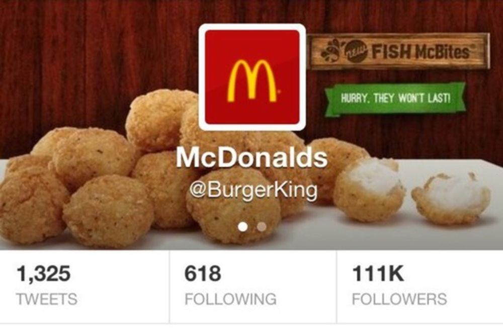 Hakovali Tviter Burger Kinga, stavili logo Mek Donaldsa