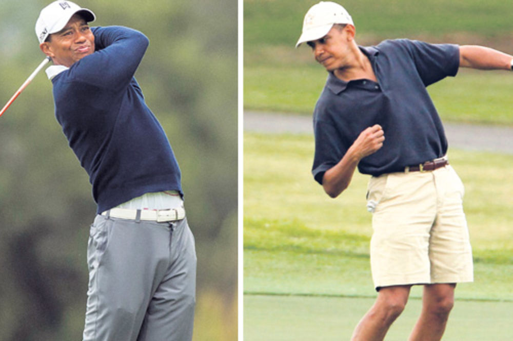 Obama igrao golf s Tajgerom Vudsom