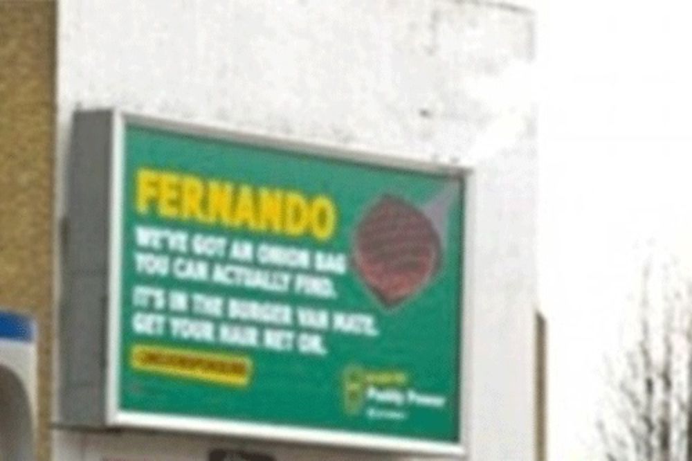 UVREDA ZA ŠPANCA: Fernando peci hamburgere!