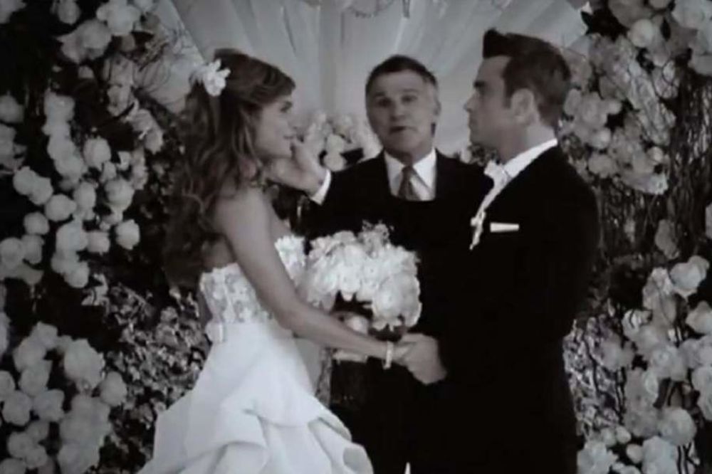 Robi Vilijams objavio video sa venčanja