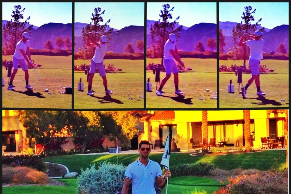SUPERMEN: Zemlja se tresla, a Novak igrao golf!