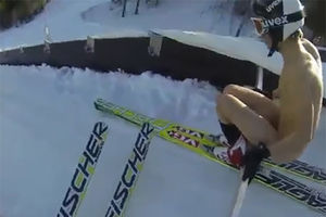 SMRZAO SE: Go skočio sa ski skakaonice